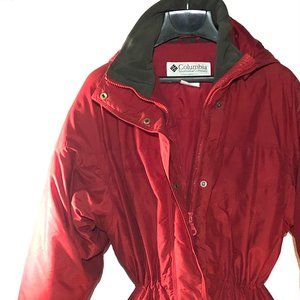 True Red Columbia Parka